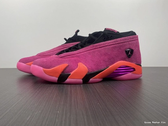 DH4121-600 14 Jordan Pink (W) Retro Shocking Low 0531